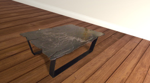 Table en acier - Mobilier Chevaux