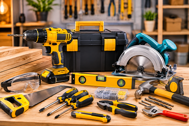 Les outils indispensables pour réaliser ses travaux de bricolage soi-même